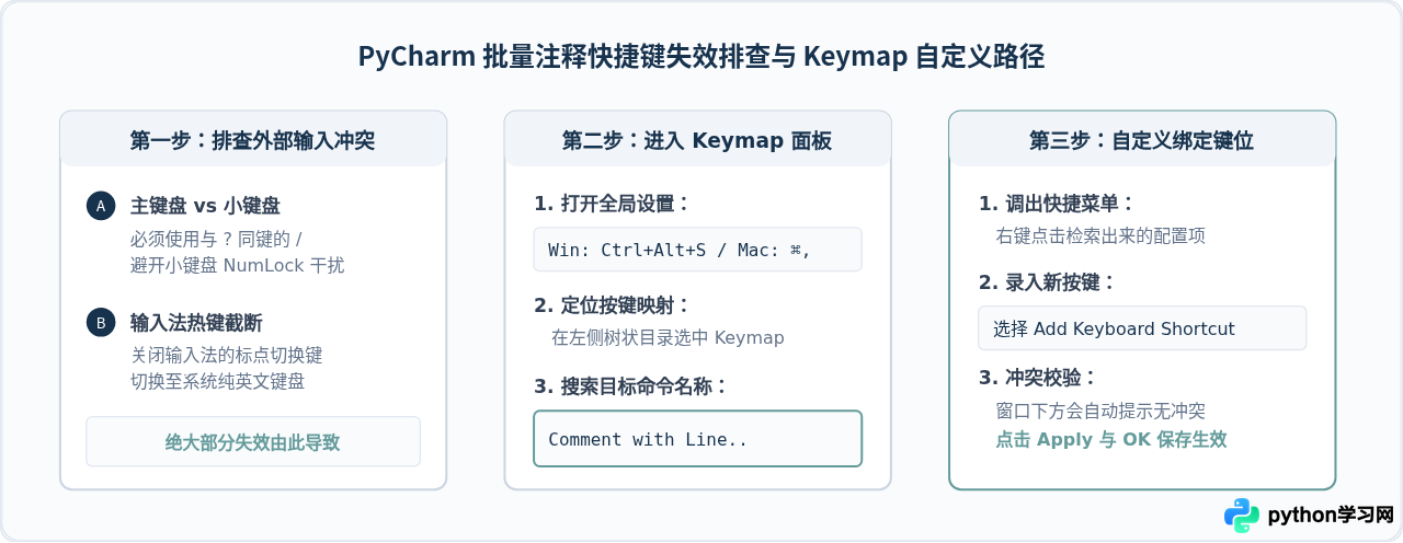 PyCharm批量注释快捷键是什么(Win/Mac)