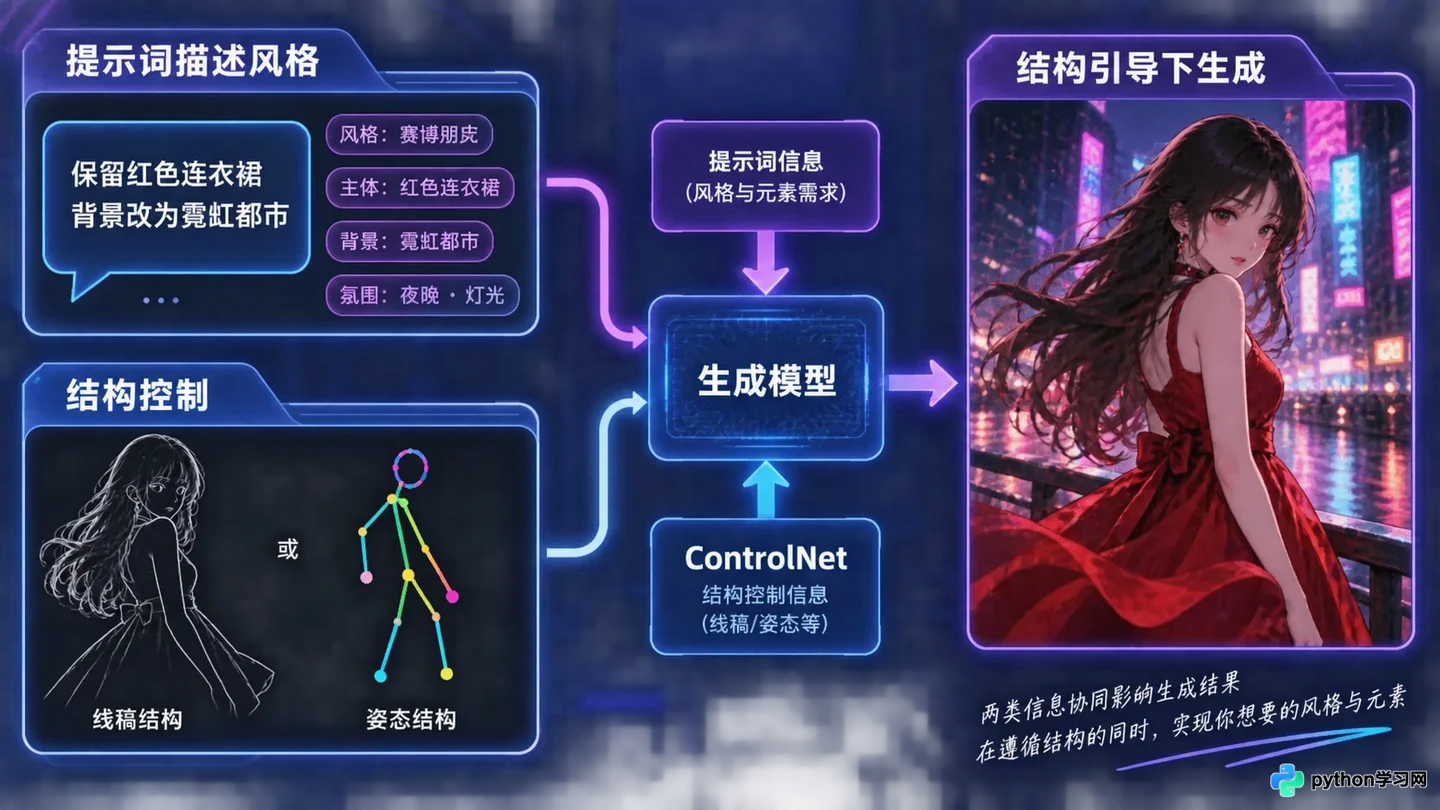 免费AI绘画图生图怎么调？重绘幅度与控制网技巧