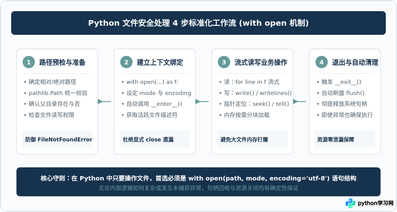 Python怎么打开文件：open函数语法与读写模式详解