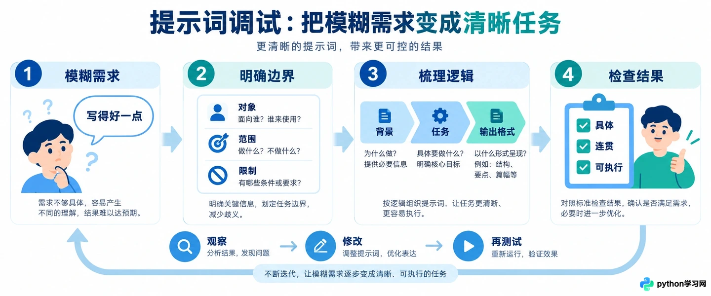 AI回答不准确怎么办？提示词工程师的调试技巧与迭代策略