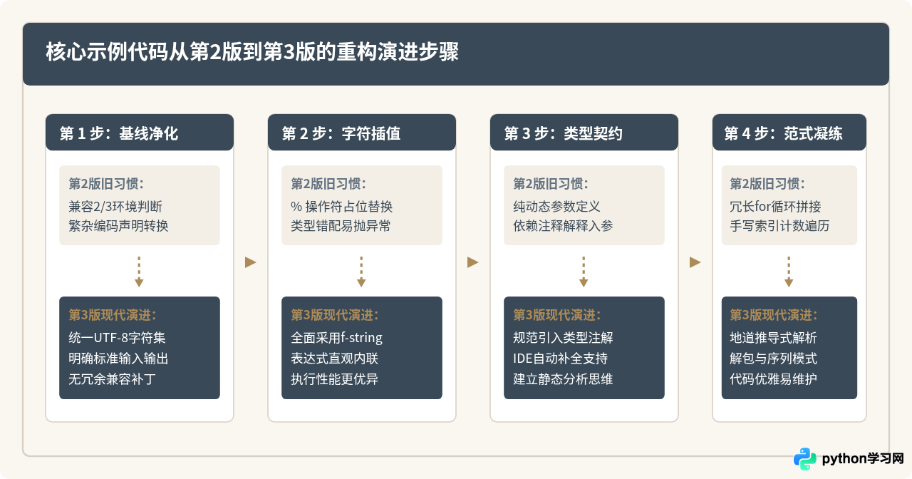 《Python程序设计》第3版相比第2版有哪些新增与改动？