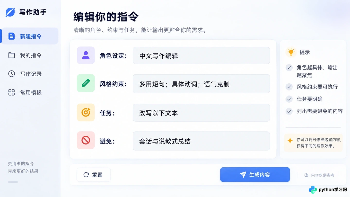怎么让AI模仿指定作家风格？写作提示词进阶技巧