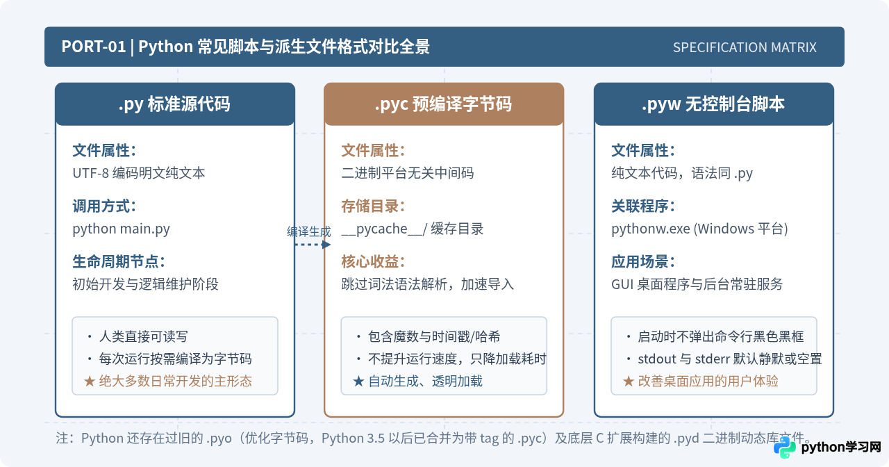 Python脚本是什么：定义、文件格式与运行机制