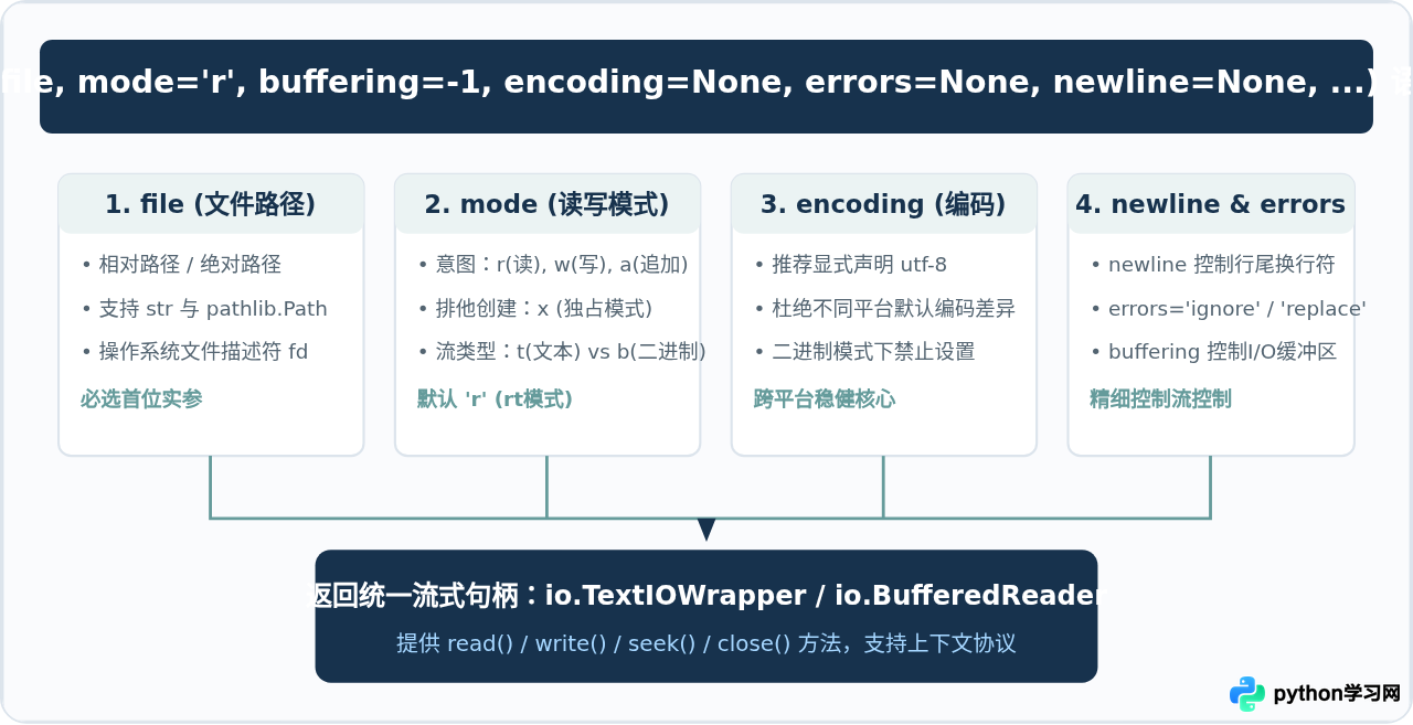 Python怎么打开文件：open函数语法与读写模式详解