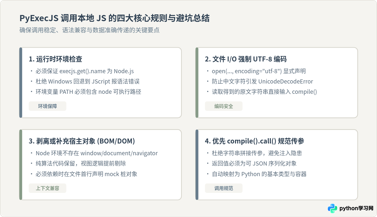 怎么使用PyExecJS在Python中执行本地JS文件并获取返回值