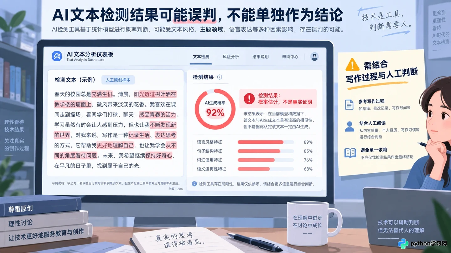 为什么我的原创内容被AI写作检测标记？常见误判原因排查
