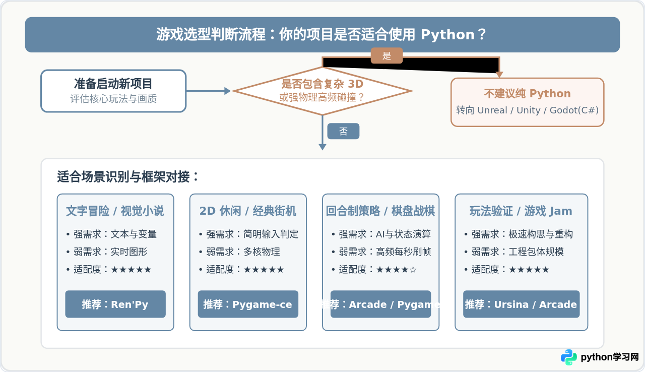Python适合开发哪些类型的游戏