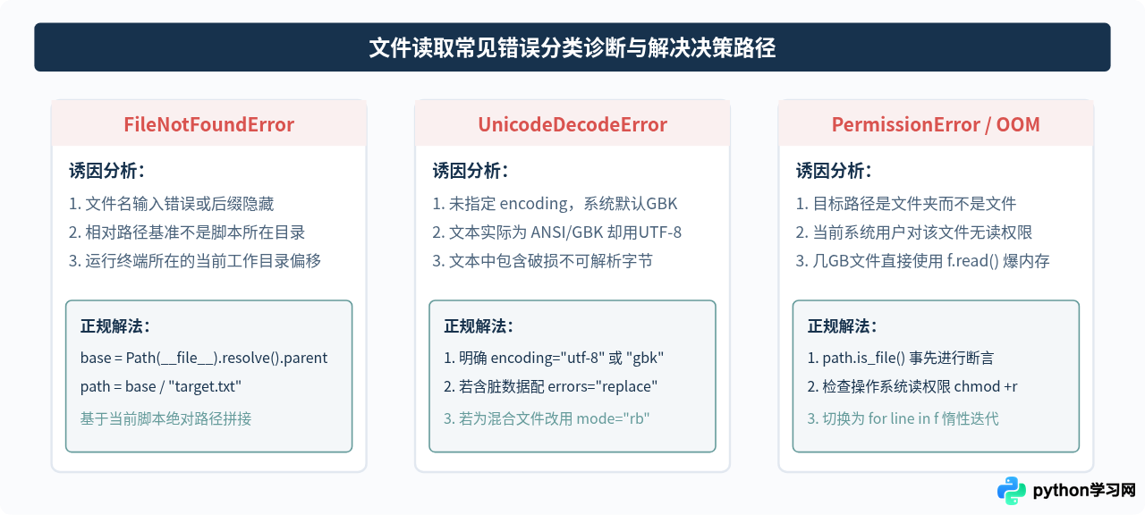 Python open函数读取文件的基本语法与参数详解