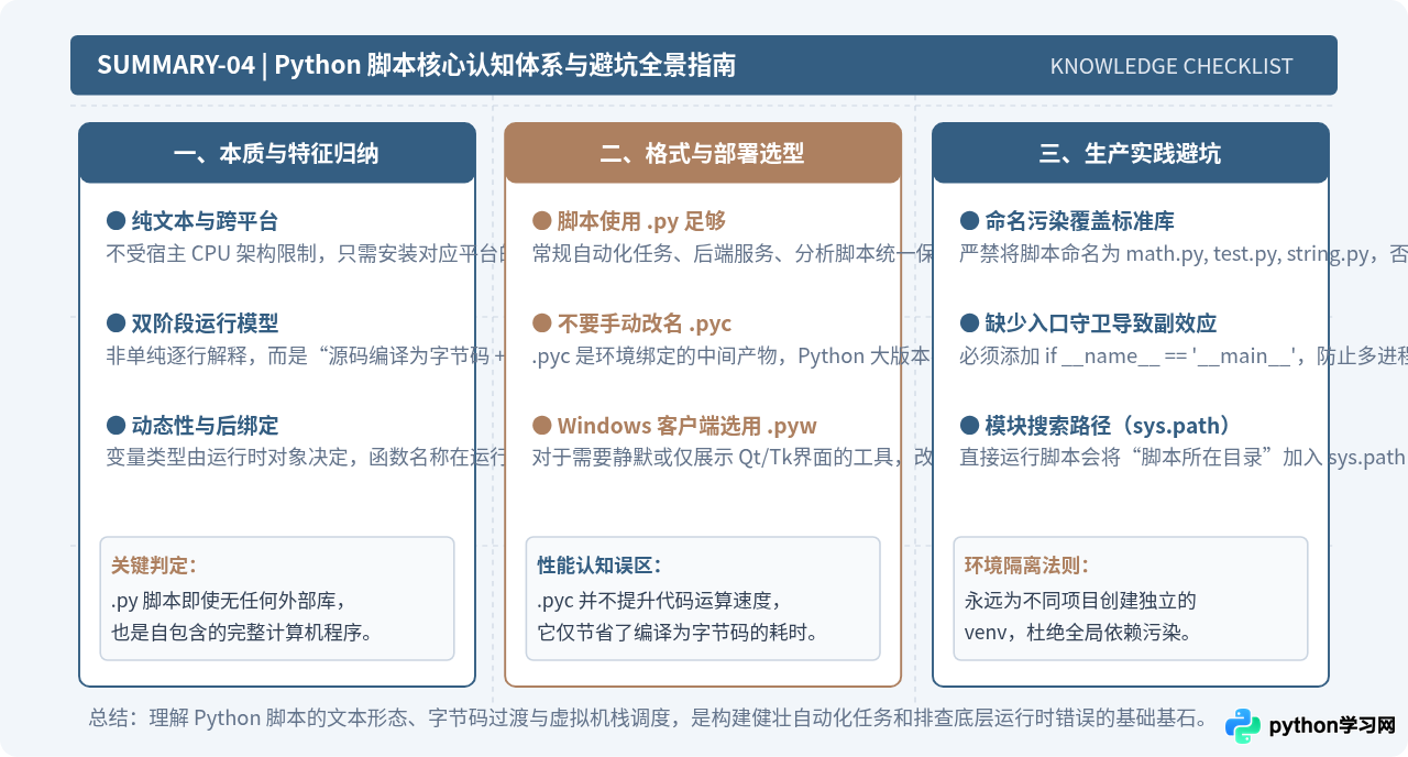 Python脚本是什么：定义、文件格式与运行机制