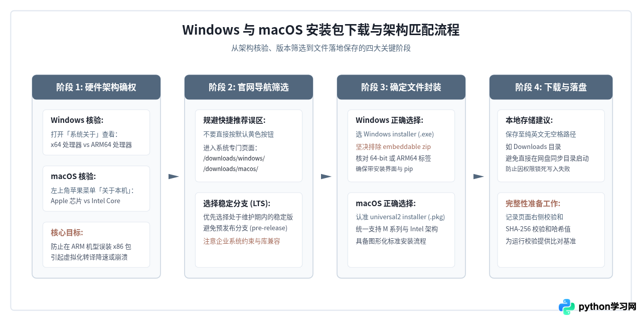 Windows、macOS和Linux系统怎么下载Python安装包