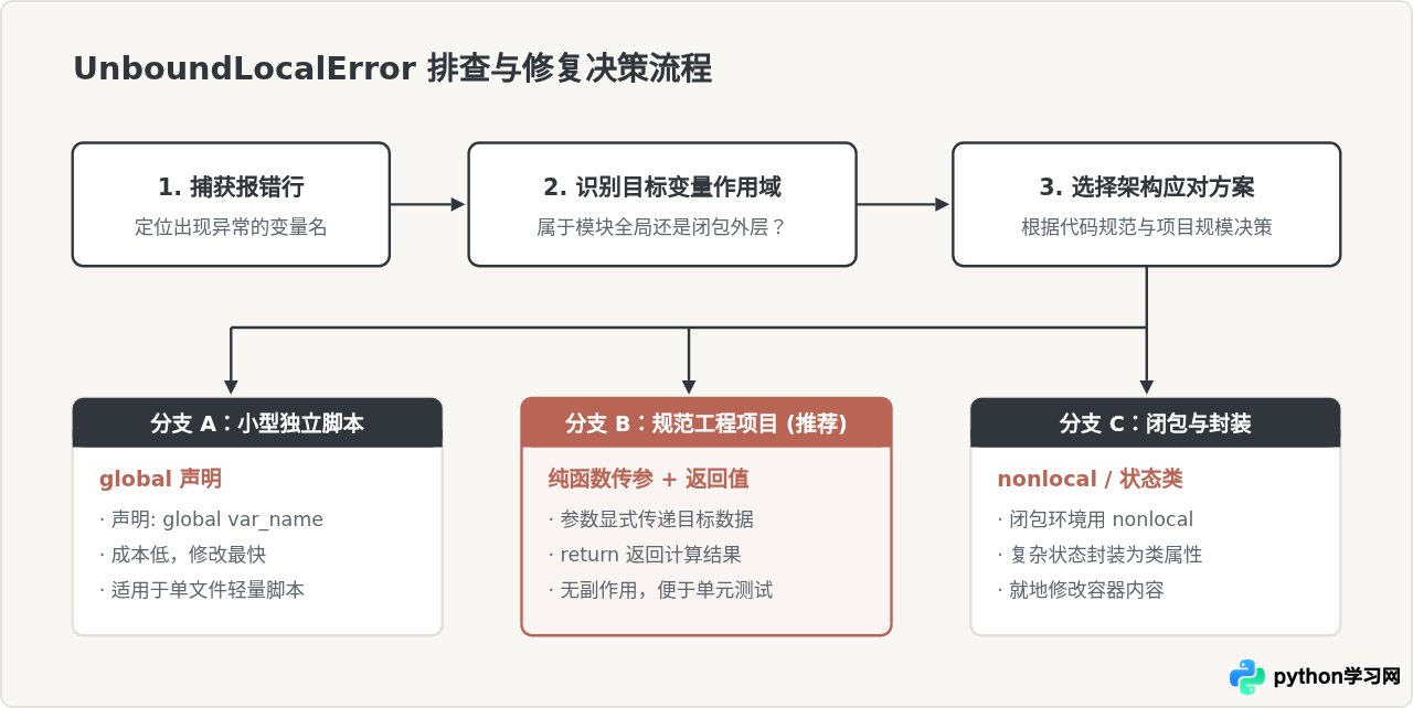 Python修改全局变量报错UnboundLocalError怎么解决