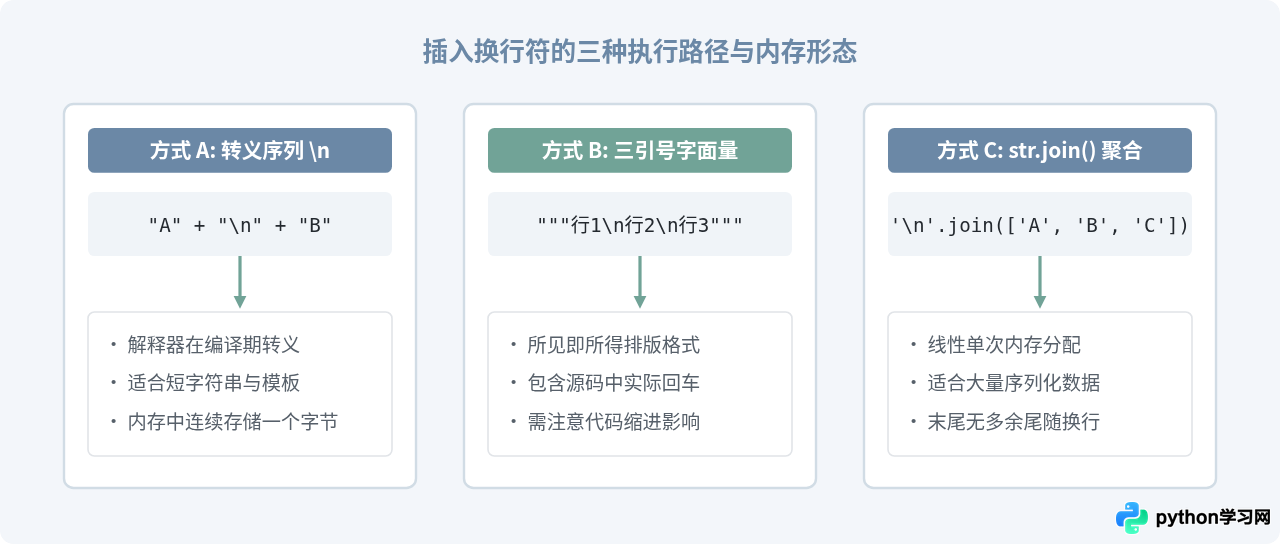 Python字符串中怎么插入、替换和去除换行符