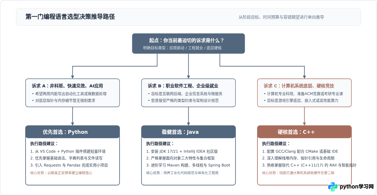 Python、Java还是C++？初学者第一门编程语言该怎么选