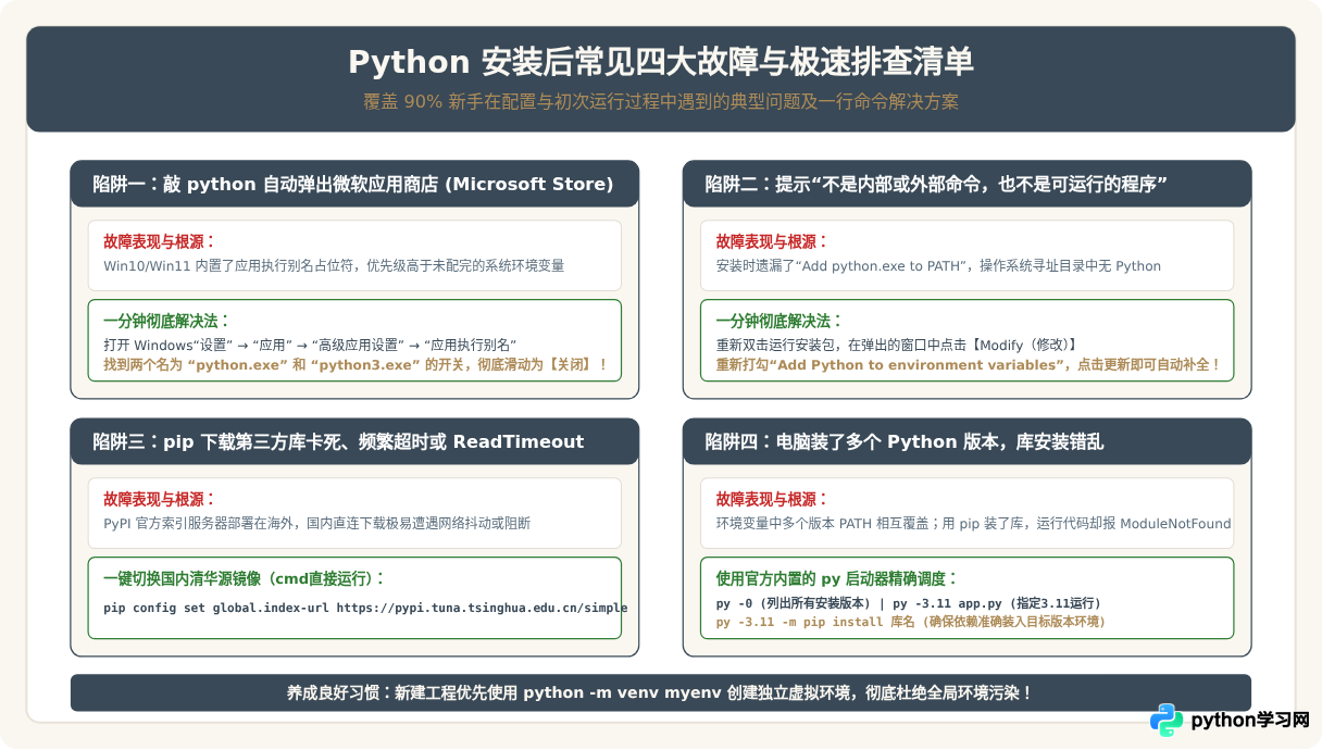 Python是免费的吗？官网下载地址与避坑指南