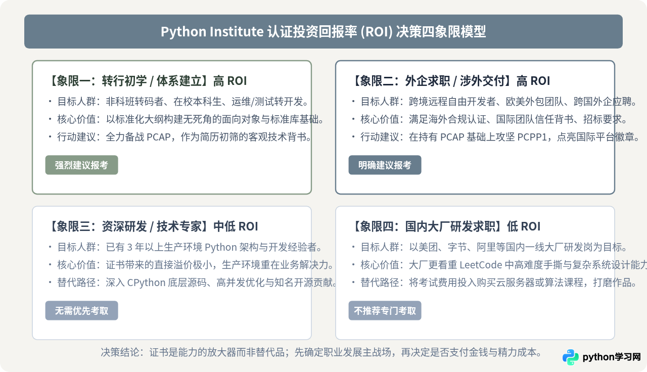 Python Institute认证含金量怎么？PCAP和PCPP证书行业认可度分析