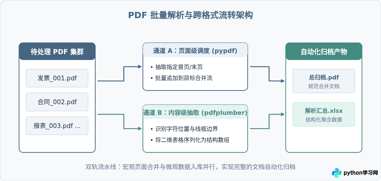 怎么用Python库实现Excel和PDF批量处理自动化