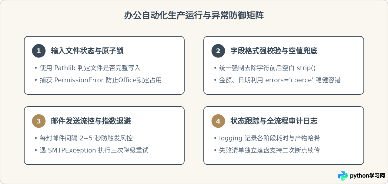 Python办公自动化实战：批量处理Excel、PDF与自动发送邮件