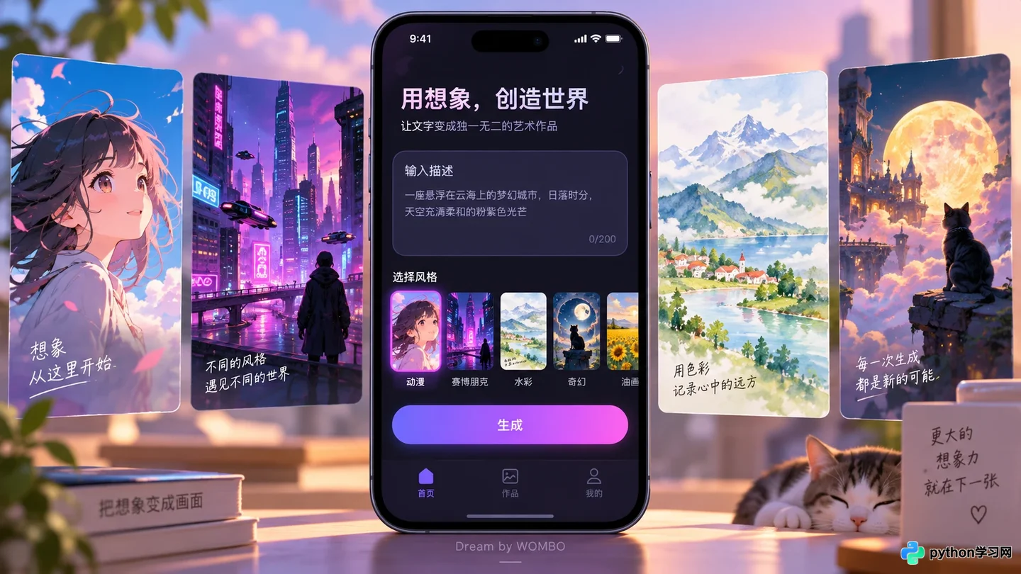 除了Midjourney还有哪些好用的AI绘画App？移动端工具推荐
