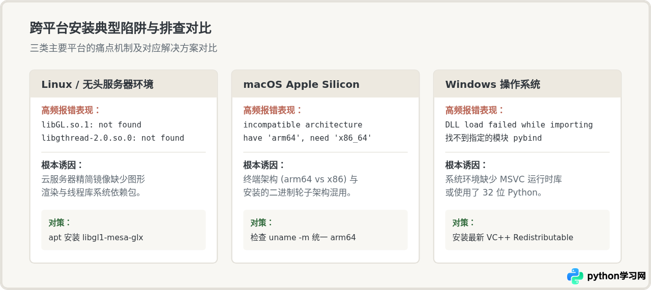 Python版本与Open3D兼容性对照及安装注意事项