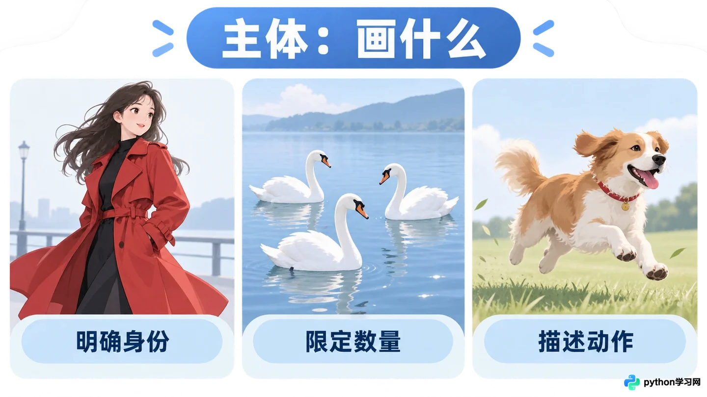 AI绘画提示词万能公式：主体+细节+风格+参数的组合逻辑
