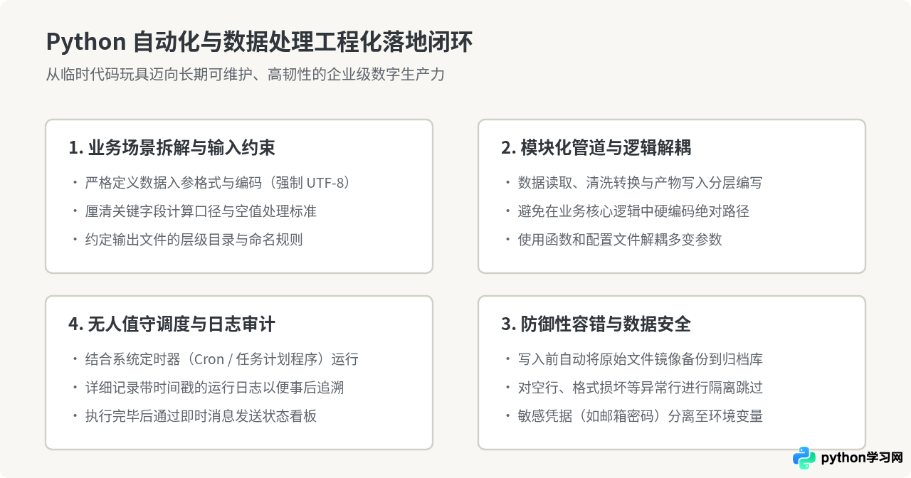 Python脚本能做什么：自动化办公与数据处理应用场景