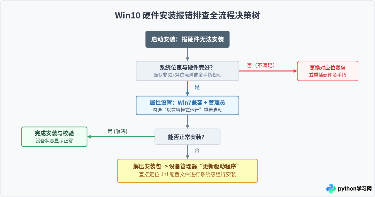 怎么在Win10中通过兼容模式解决“无法在硬件上安装”错误