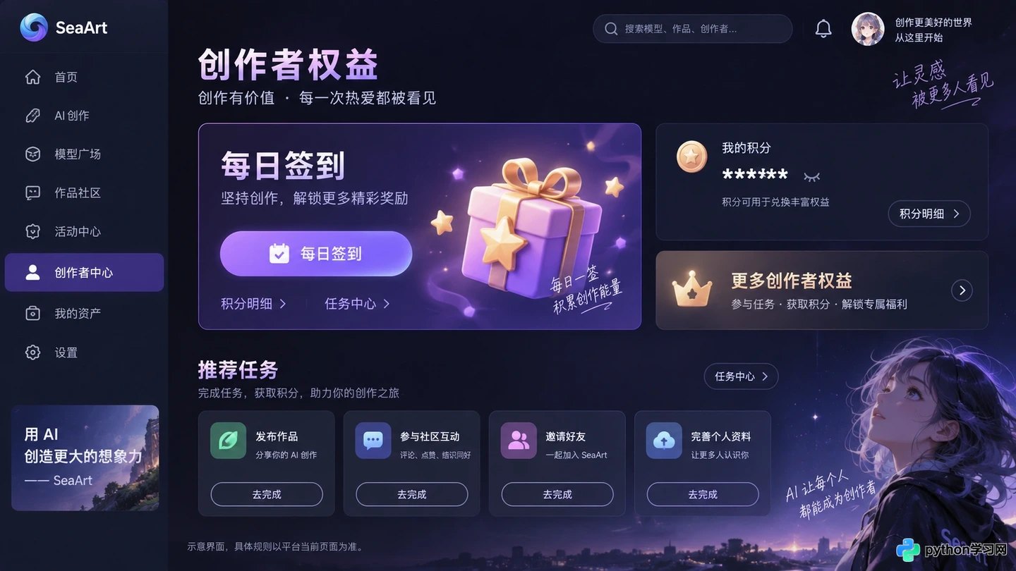 每日免费额度高的AI绘画平台盘点