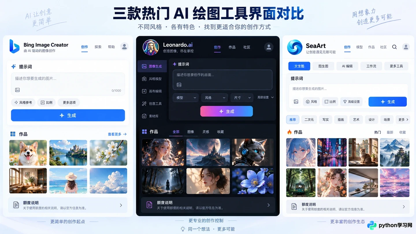 每日免费额度高的AI绘画平台盘点