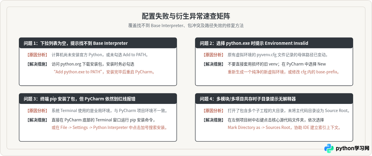 PyCharm提示No interpreter configured怎么解决