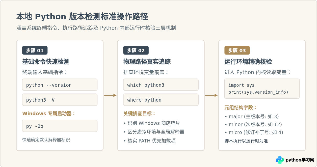 怎么查看本地Python版本并与官网最新版对比