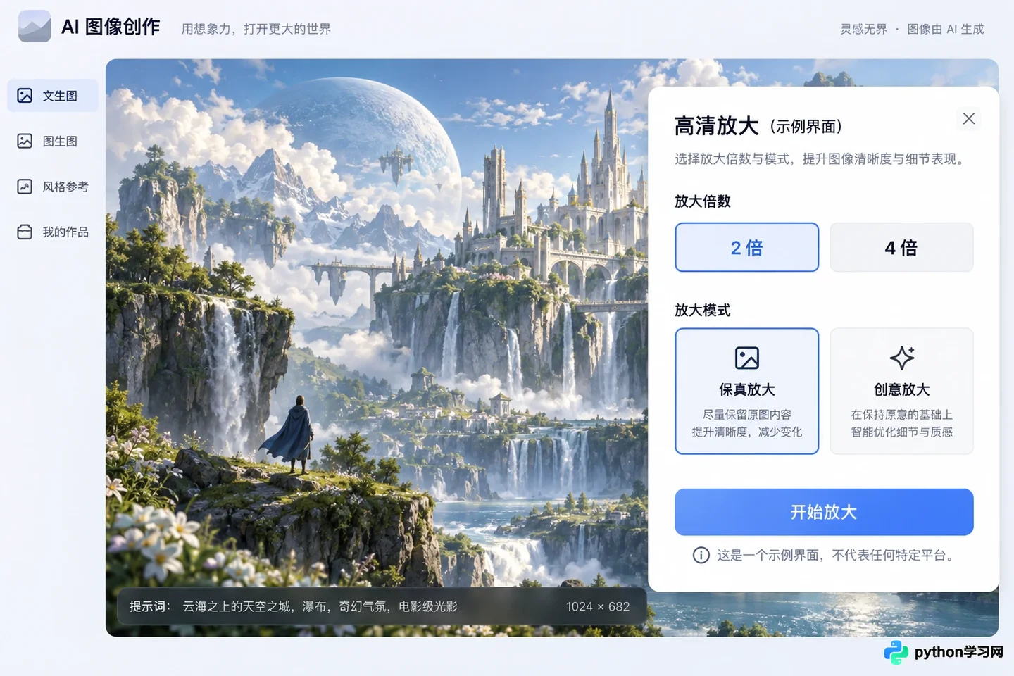 AI绘画网站生成图片模糊怎么办？在线高清修复方法