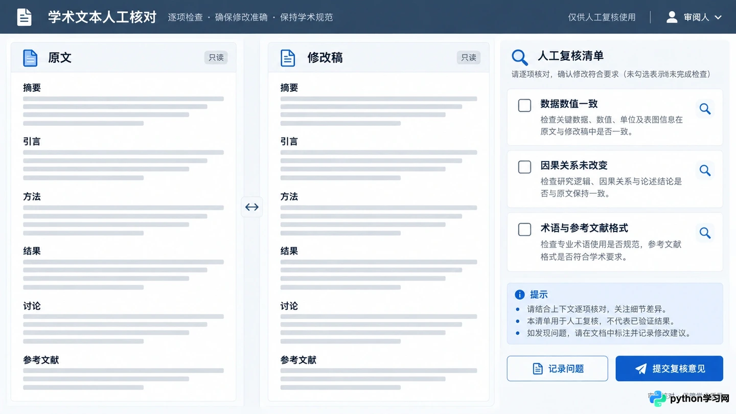 学术摘要与论文润色AI提示词框架，提升逻辑严谨性
