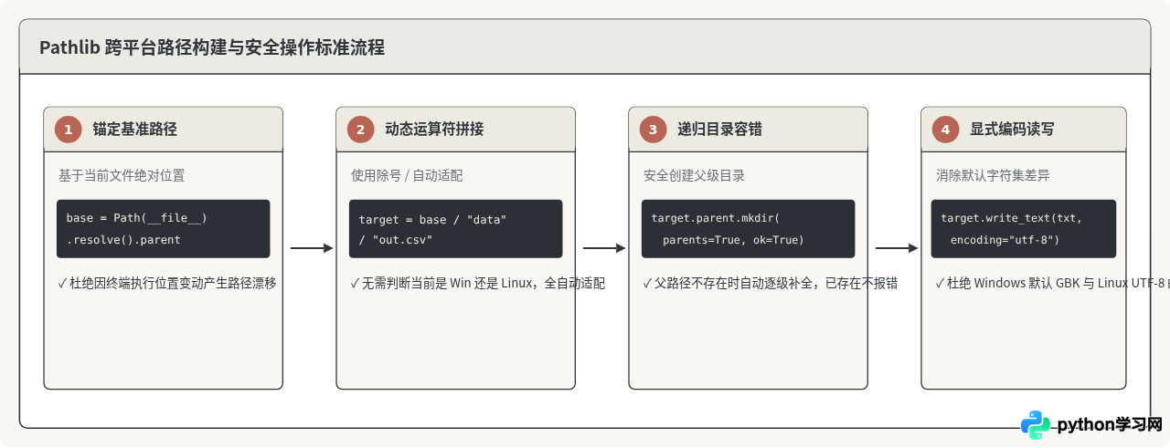 Python跨平台文件路径兼容写法指南