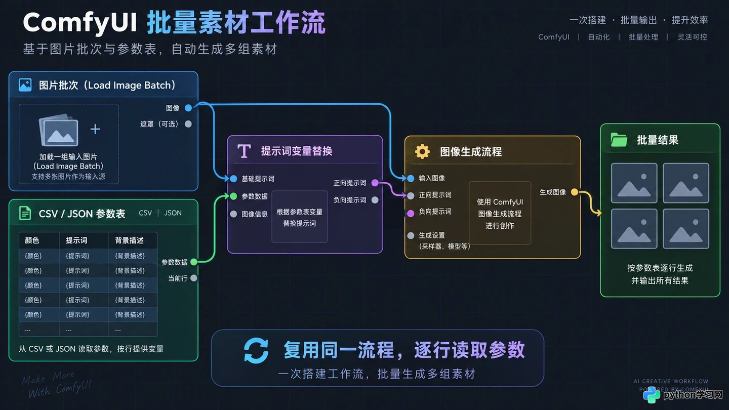 ComfyUI能做什么：AI绘画中的高级控制与批量生成场景
