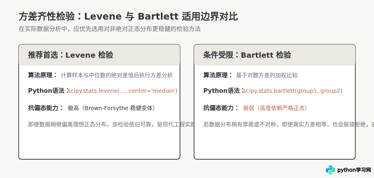 Python进行t检验前怎么做正态性与方差齐性检查