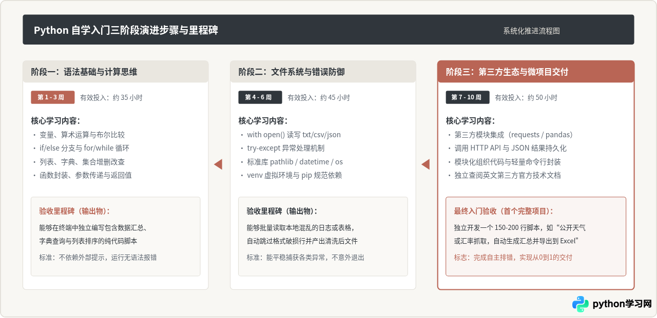 自学Python多久能入门？真实周期与建议