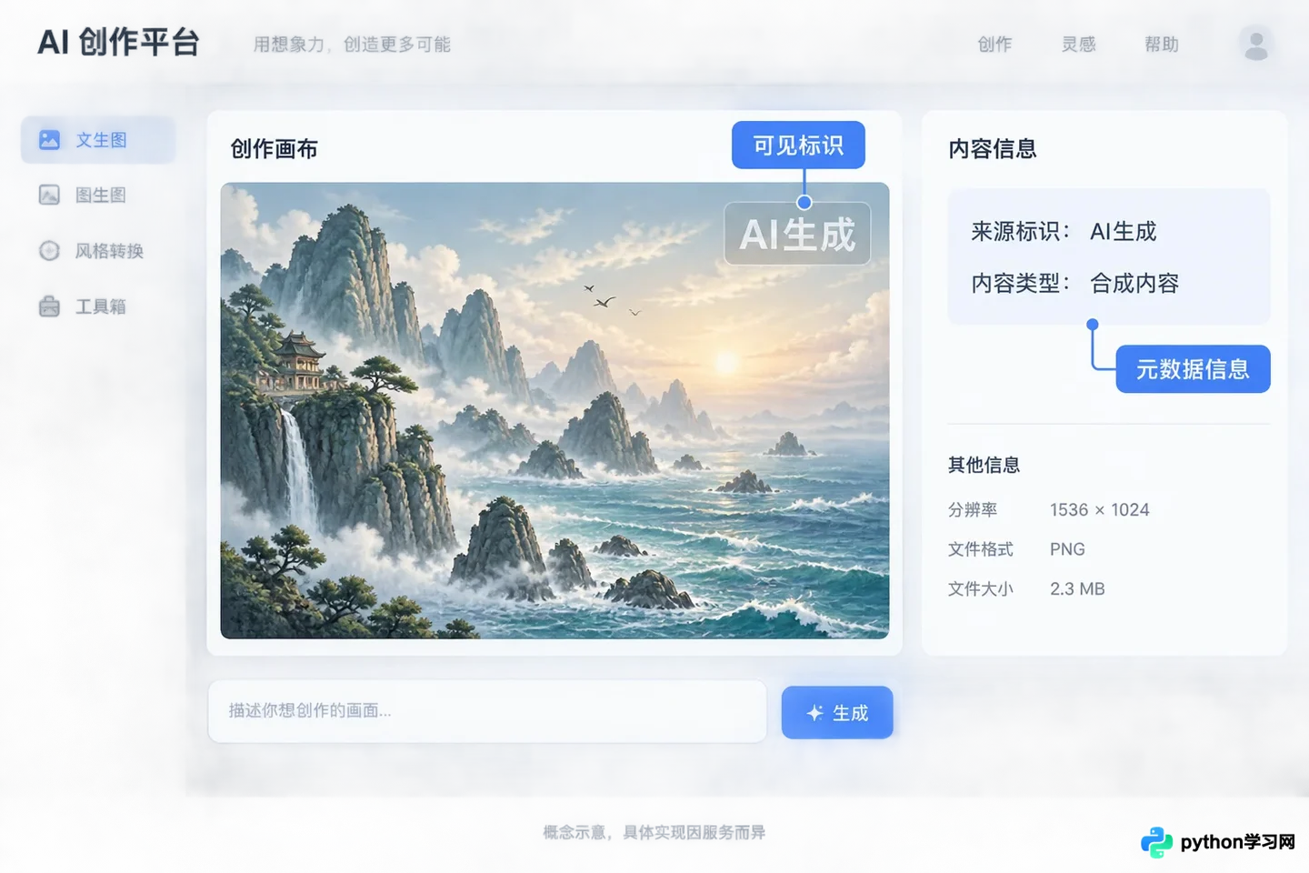 违反《人工智能生成合成内容标识办法》的法律责任与处罚解析