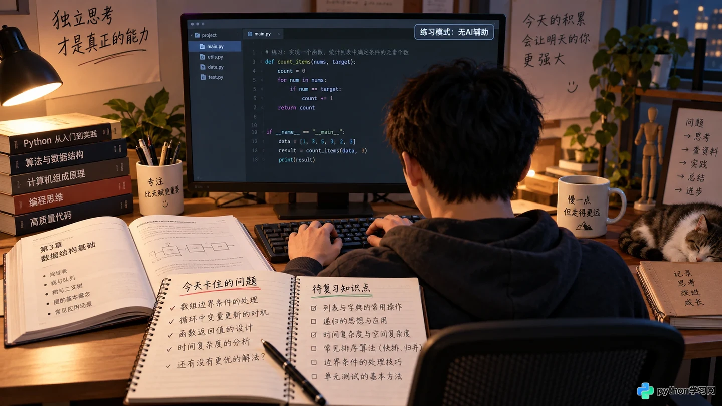 初级程序员怎么平衡AI编程助手的使用与基础能力培养?