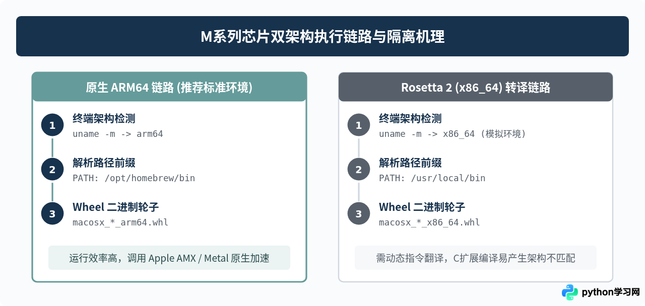 macOS安装Python：Homebrew与官方pkg安装包对比及M系列芯片适配