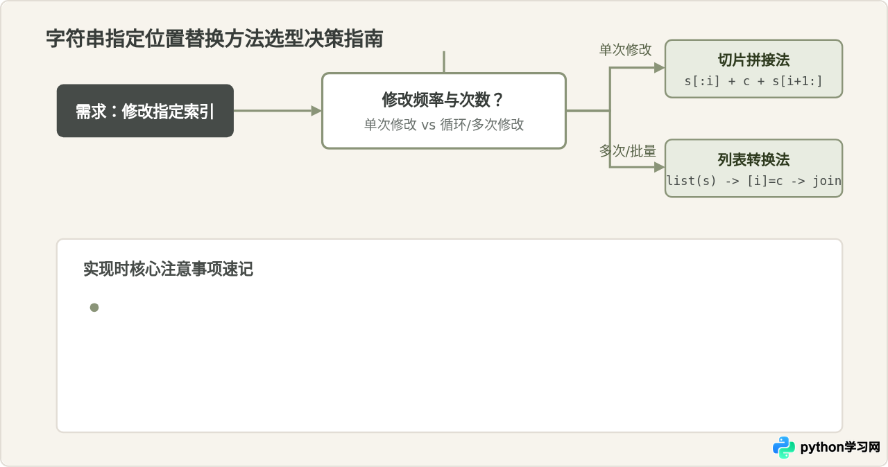 Python怎么替换字符串指定位置的字符