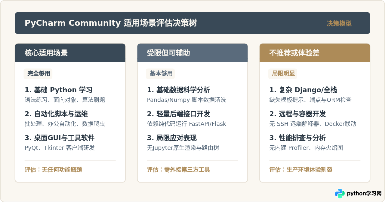PyCharm Community版够用吗？免费Python IDE功能局限解析