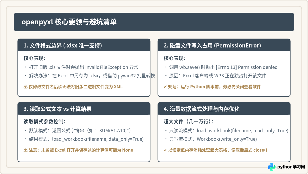 Python操作Excel入门：用openpyxl读写xlsx文件