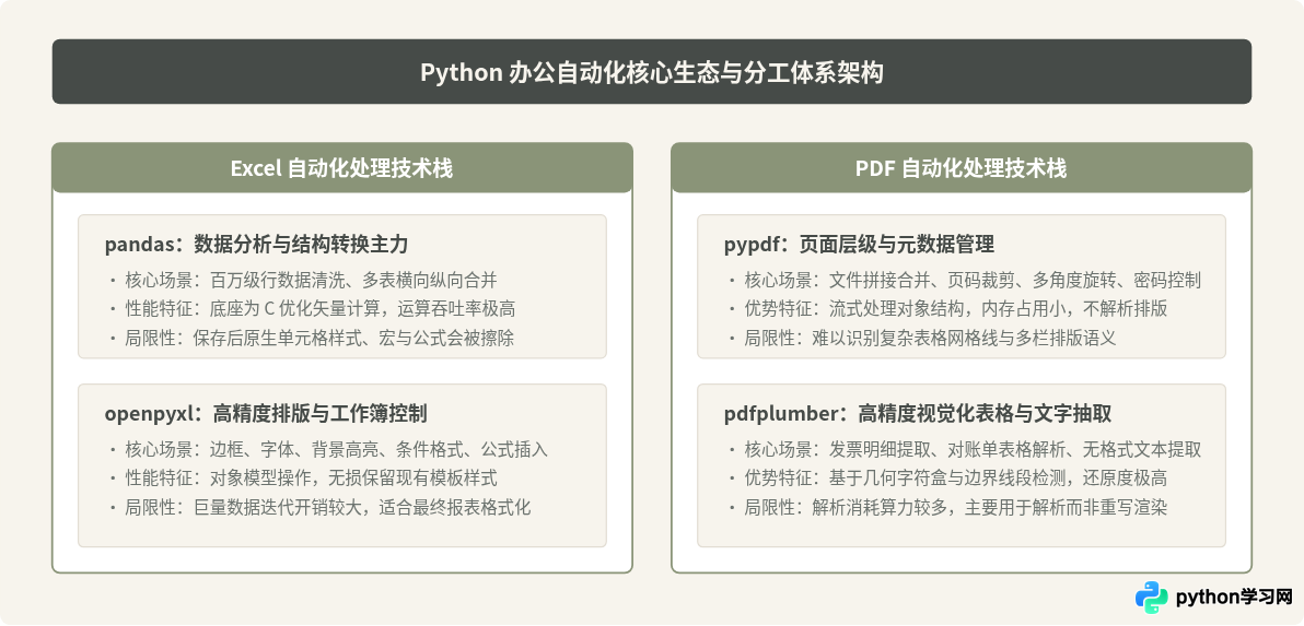 办公自动化必备：30个高效处理Excel和PDF的Python脚本