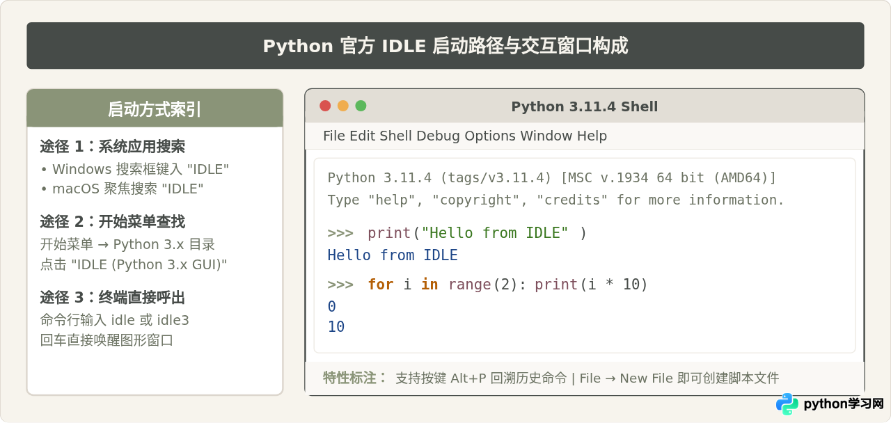 Python怎么进入交互式编程界面？命令行与IDLE启动方法