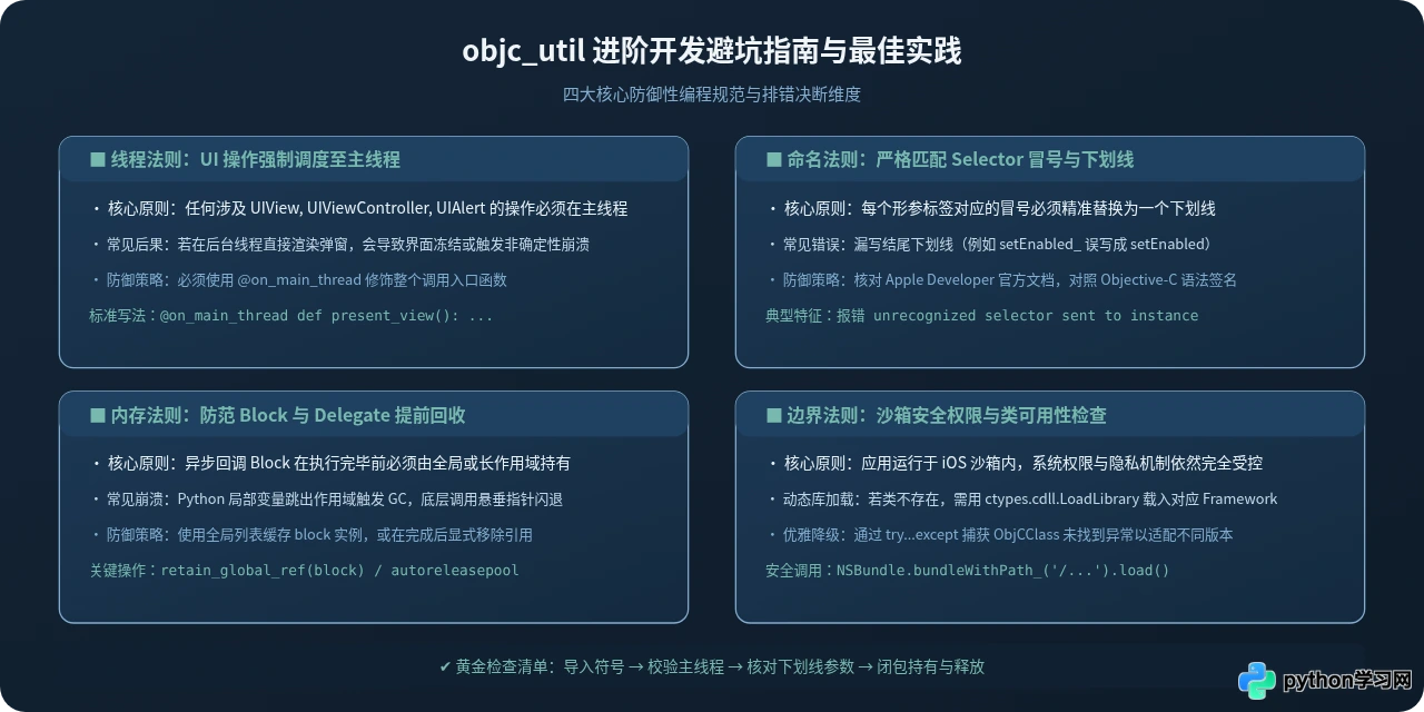 使用 Pythonista objc_util 模块调用 iOS 底层 API 实战