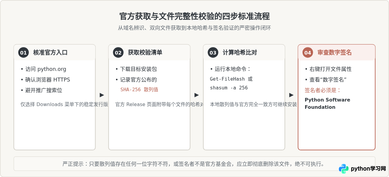 为什么不建议从第三方网站下载Python解释器