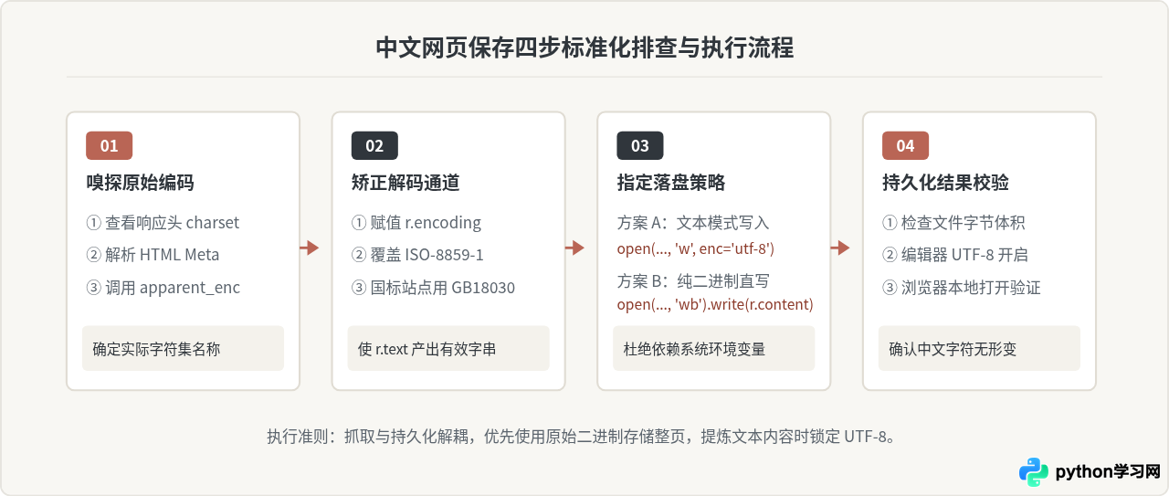 Python保存中文网页内容到文件乱码解决