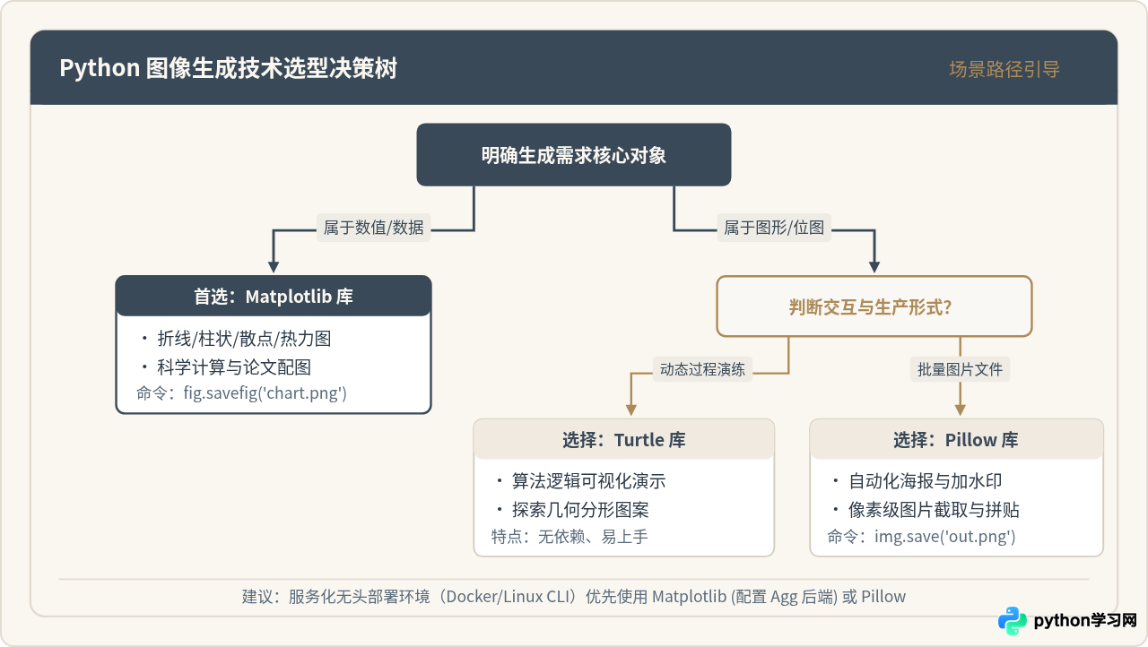 Python代码怎么生成图像：Turtle、Matplotlib与Pillow库入门