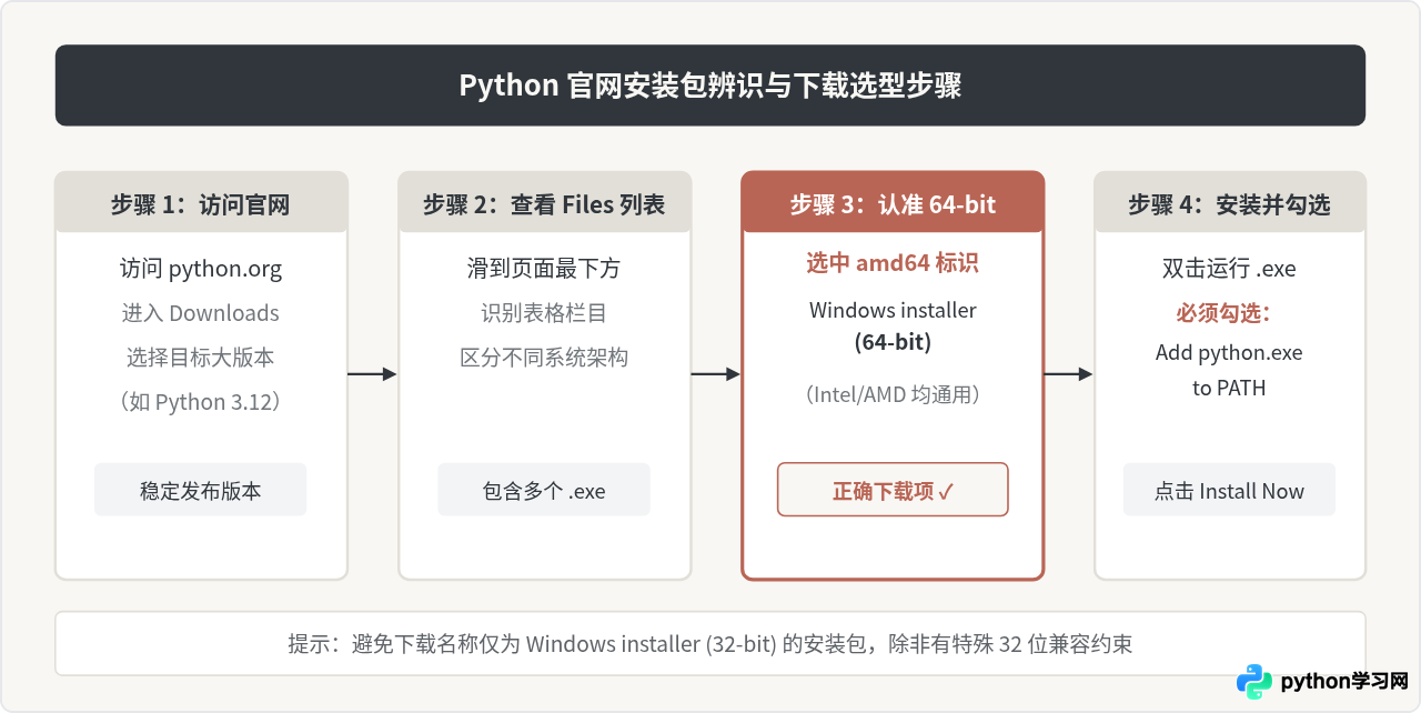 Python下载选32位还是64位？版本选择与兼容性解析