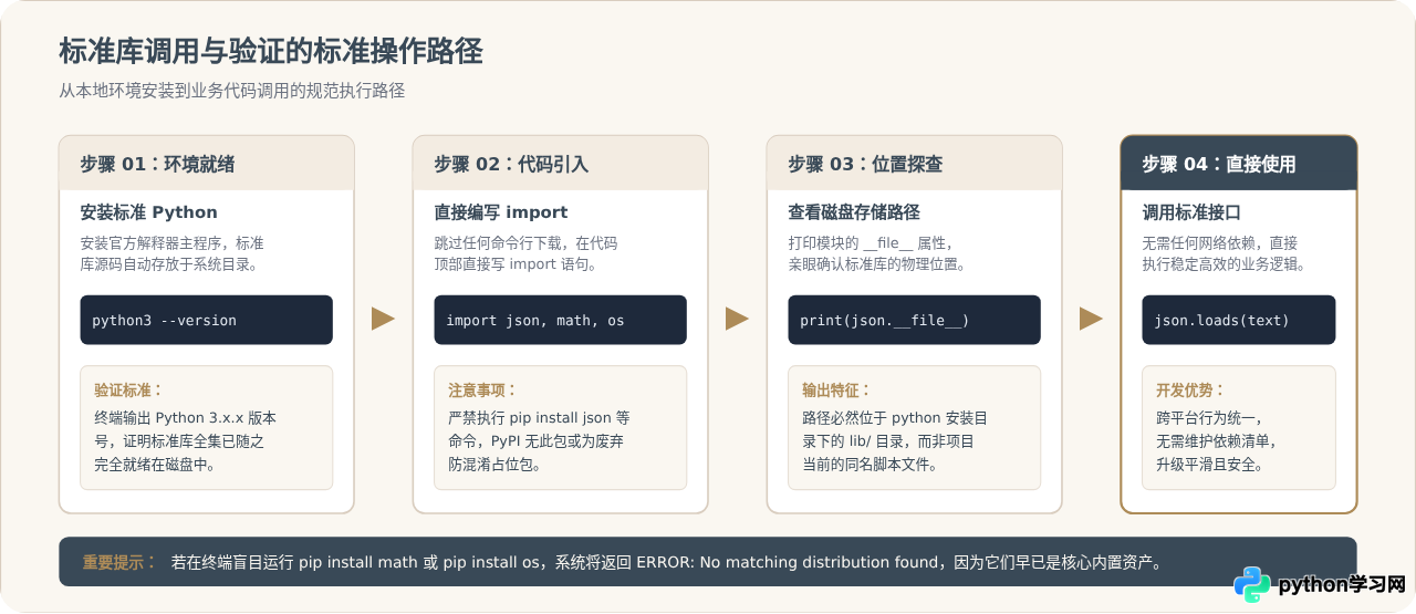 Python标准库需要单独安装吗